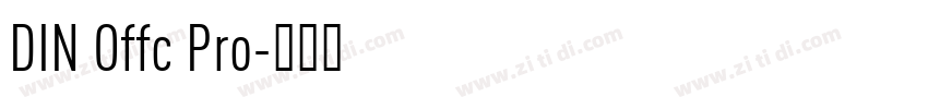 DIN Offc Pro字体转换